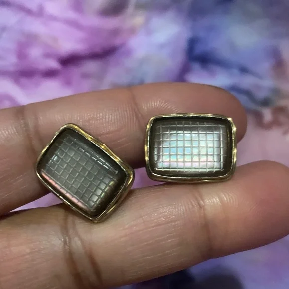 Vintage Rectangular Cuff links - Picture 1 of 3